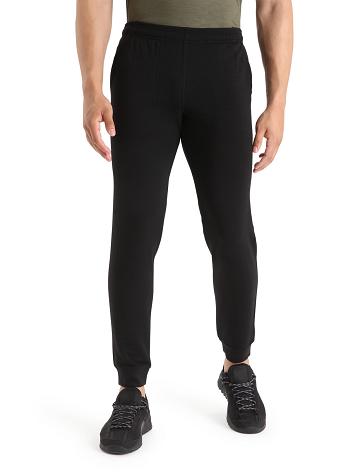 Black Icebreaker Merino Shifter Men's Pants | AU 1115LISH